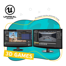Unreal Engine 4. Игровой движок - КИБЕРшкола программирования для детей, компьютерные курсы для школьников, начинающих и подростков - KIBERone г. Елабуга