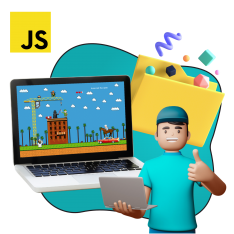 Программирование на JavaScript. Учимся создавать игры! - КИБЕРшкола программирования для детей, компьютерные курсы для школьников, начинающих и подростков - KIBERone г. Елабуга