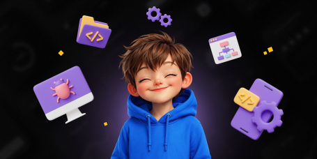 Идеальный сайт с нуля: код, дизайн и AI-помощник - КИБЕРшкола программирования для детей, компьютерные курсы для школьников, начинающих и подростков - KIBERone г. Елабуга